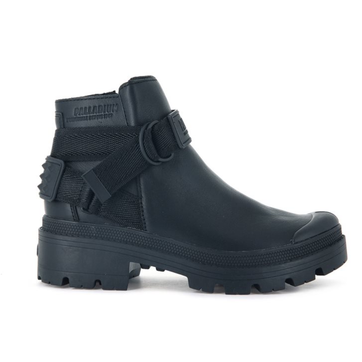 Dámské Boty Palladium Pallabase Rockboot L Černé | CZ JWM-40C